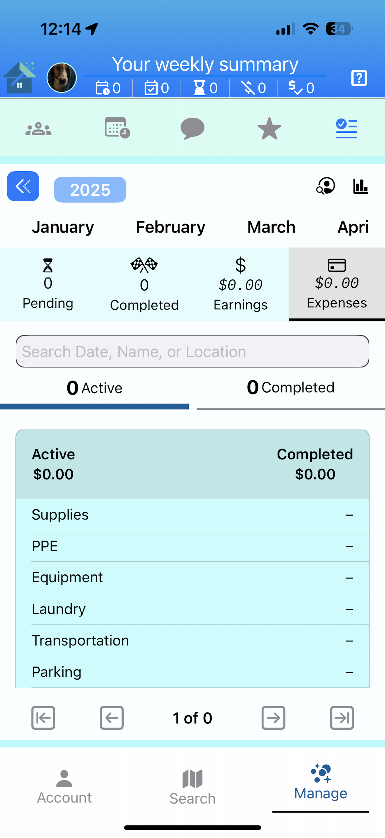 Completed Dashboard